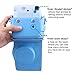 [Fujifilm Instax Mini 8 Case] - CAIUL 2nd Generation [Update Version] Comprehensive Protection Instax Mini 8 Case With Soft PU Leather [ Film Count Show and Easy to Reload Film Design ] (Blue)