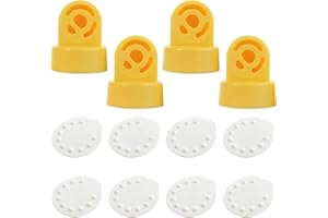 Nenesupply Membranes Valves Compatible with Medela Breast Pump Parts Not Original Medela Membrane Replacement Parts Accessories Compatible with Pump in Style Parts Symphony Harmony Hand Pump