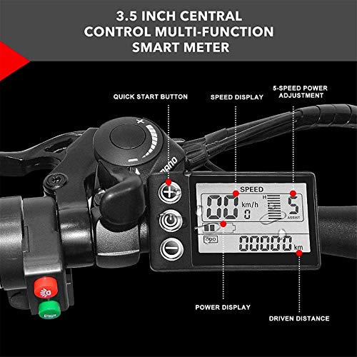 UNCTAD Electric Bikes For Adult, 4.0 Fat Tire Bike/1000W 48V Super Power Electric Bikes With Removable Lithium Battery… - Image 7