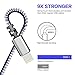 Atizzy Phone Charger High Speed Data Sync Transfer & Charging Nylon Braided USB Cable 2 Pack 6 FT with Dual USB Wall Charger Compatible with Phone X/8/8 Plus/7/7 Plus/6/6 Plus/6s/6s Plus/5/5s/5c/SE