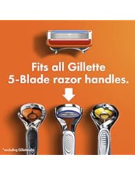 Gillette Fusion5 Men's Razor Blade Refills, 12 Count