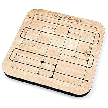 Galliard Games Wooden Tetris Jigsaw Shape Fit Puzzle