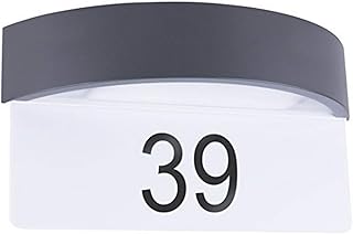 Smartwares 5000.704 Wandleuchte – Tag/Nacht-Sensor – Hausnummernschild