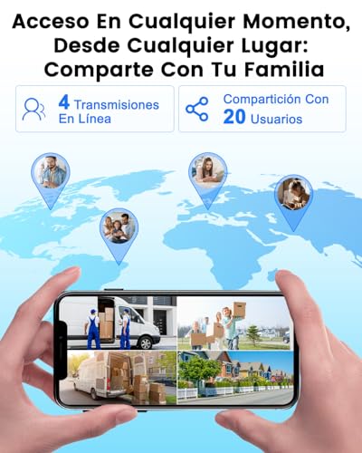 Bextgoo Mirilla Digital Puerta WiFi, 2K Videoportero con Monitor 4,3", Tarjeta 32GB, Batería 8000mAh, Gran Angular 170°, Detección IA, Audio Bidireccional, Visión Nocturna, para Pisos y Casas