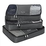 eBags Large Packing Cubes - 3pc Set (Titanium)