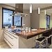 Westinghouse 6307900 Cava LED Indoor Mini-Pendants, 2-Pack, Chrome
