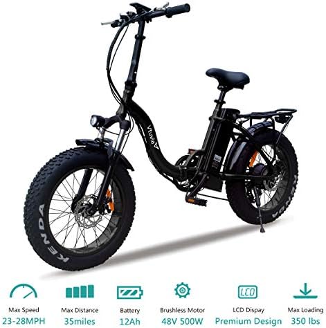 VTUVIA Universal Cell Phone Holder for Electric Bike Motorcycle Handlebars, Adjustable Bike Phone Mount, Compatible with Phones 2.3"- 3.3" Wide