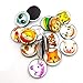 16 Pcs Refrigerator Magnets 3D Fridge WhiteBoard Cute Dry Erase Board Magnetic Lockers