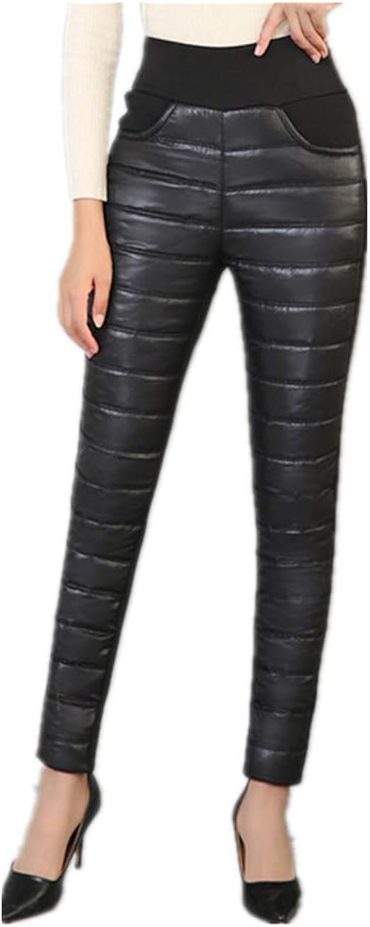 Winter Women Down Pants Plus Size Velvet Trousers Thickening Slim