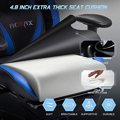 Ficmax-Silla-ergonomica-para-Juegos-Silla-para-computadora-con-Masaje-de-Soporte-Lumbar-sillas-de-Juego-para-E-Sports-para-Jugador-Silla-de-Oficina-con-reposapies-y-para-reposacabezas-NegroAzul