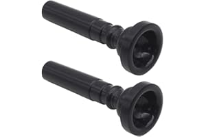 HEJHNCII 2pcs Black/White Plastic Trumpet Mouthpiece For Trumpet Accessories Trumpet Of The Dvd