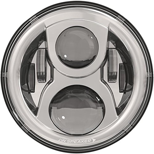 J.W. Speaker 0554991 8700 EVO 2 Dual Burn Headlight with Mounting Ring - Chrome