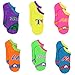 TMNT Teenage Mutant Ninja Ninja Turtles Womens Girls 6pk Ankle Socks (6-8 Girls (Shoe: 10-4))