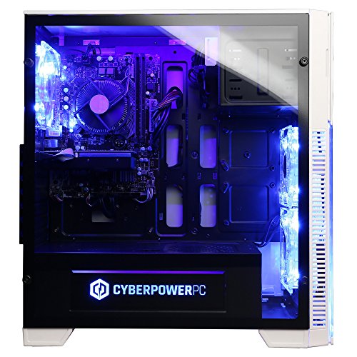 CYBERPOWERPC-Gamer-Ultra-GUA882-Desktop-Gaming-PC-AMD-FX-4300-38GHz-AMD-R7-240-2GB-8GB-DDR3-RAM-1TB-7200RPM-HDD-Win-10-Home-White