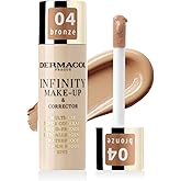 Dermacol Infinity make-up and corrector, Multi-use, Super coverage, Photo-friendly,Hypoallergenic,Waterproof, Touc proof, SPF 15, 04, Bronze
