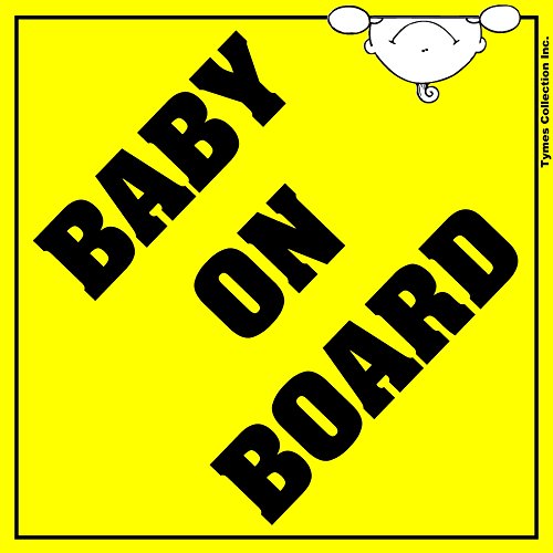 LARGE "BABY ON BOARD" Car Magnet 6" X 6". Made in USA LARGE "BABY ON BOARD" Car Magnet 6" X 6". Made in USA