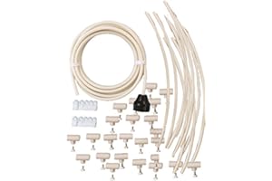 Mistcooling Patio Misting Kit, Un-Assembled - 48 Feet 12 Nozzle
