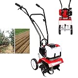 Mini Tiller Cultivator, Rototiller Gas Powered