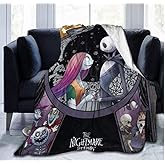 Ankeyoo Nightmare Christmas Ultra Soft Throw Blanket 60"x80" inch Flannel Fleece All Season Light Weight Living Room/Bedroom Warm Blanket