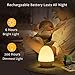 Purea LED Nursery Night Lights for Kids, LED Bedside Lamp for Baby, Rechargeable Bedside Lamp for Breastfeeding, 1 Hour Timer, USB and Stable Charging Pad for Indoor & Outdoor