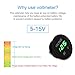 WATERWICH 12V 24V Volt Meter LED Digital Display DC Voltmeter Voltage Meter with Terminals for Car Automobiles Motorcycle Truck Boat Marine (12V-24V Green Voltmeter)