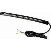 Wiipro Universal led Light Strip Tail Brake Stop Turn Signal 32LED 8" Flexible led light for motorcycle