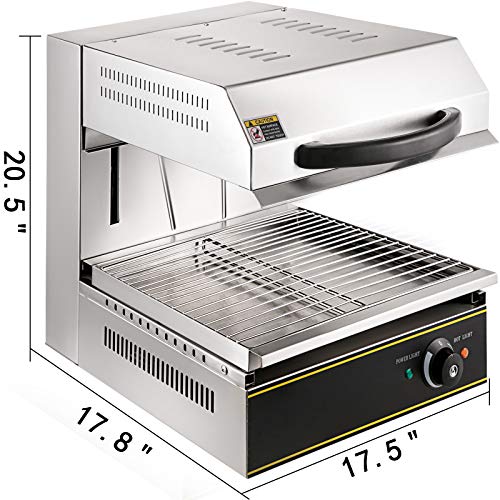 VBENLEM Salamander Broiler 2800W Liftable Burner Salamander Oven