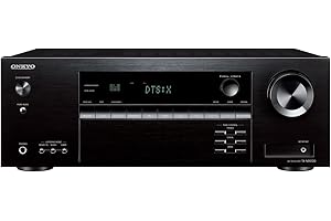 Onkyo TX-NR5100 7.2-Channel AV Receiver - 150 Watts Per Channel, HDMI 2.1 with 8K, Works with Sonos Certified, Dolby Atmos, and More