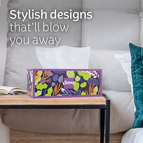 KLEENEX ULTRA SOFT FACIAL TISSUES, 1 CUBE BOX, 60 TISSUES PER BOX, 3-PLY, PACKAGING MAY VARY