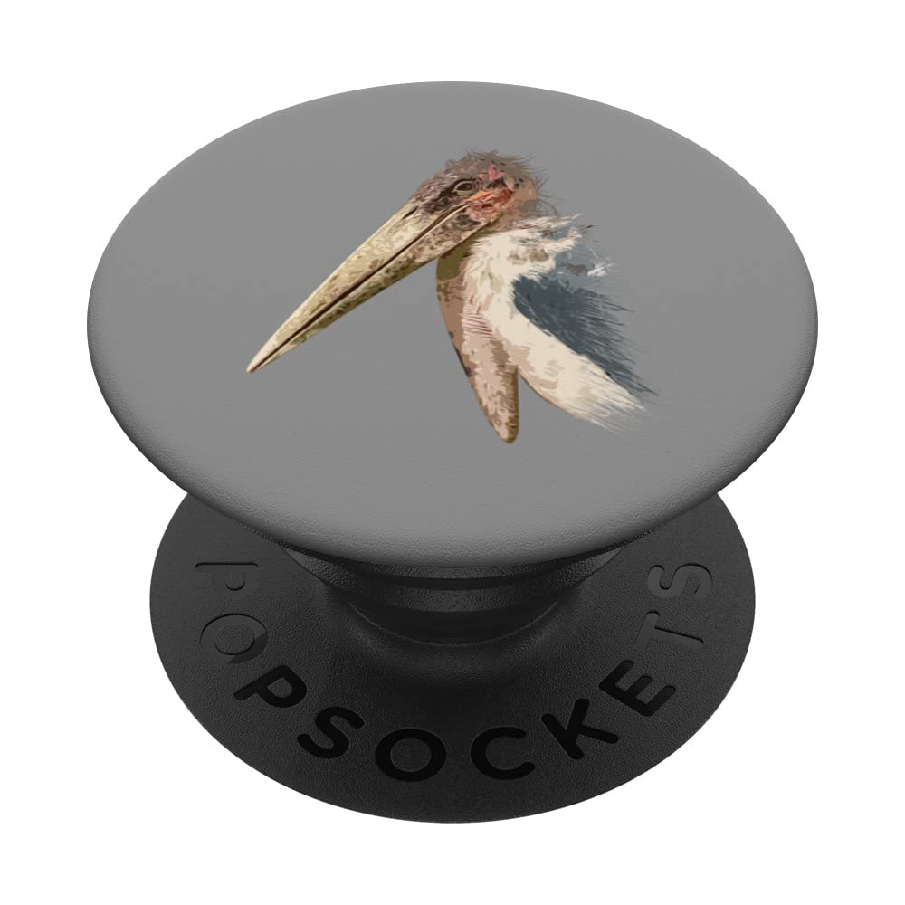 Marabou Stork African Undertaker Bird PopSockets Swappable PopGrip