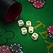 Brybelly Bulk Block of 100 Poker Dice, Great for Travel
