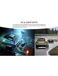 viofo A119 coche Dash Cam con 1440p 30 fps, de 2 pulgadas 1296P 30 fps y 1080p 60 fps grabación de vídeo y audio HD