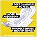 U by Kotex Extra Regular Maxi Pads with Wings, 34 Count