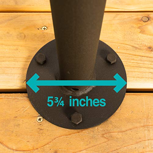 IYN Stands Outdoor String Light Pole Stand, 9.6 Ft. Durable Powder