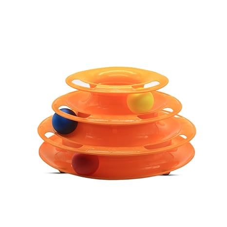 Rastreadores de juguete para gato/pista de bola/pelota + 2 juegos ...