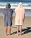 Surf Poncho Microfiber Hooded Robe Towel - Grey