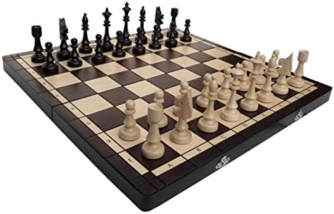 Club, Solid Wood, Chess Set