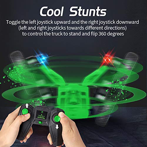 RC Cars Stunt Car Toy, Remote Control Car Double Sided Rotating Vehicles 360 Degree Flips, 4WD 2.4GHz Stunt Car, Kids Toy Cars for Boys and Girls ( Including Remote Controler)