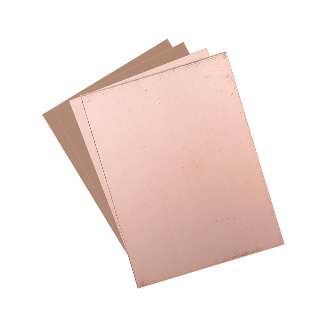 sourcing map Single-Sided Copper Clad Laminate PCB Circuit Board, FR4 100x75mm 3.94x2.95 inch, 1.5mm Thickness DIY Prototyping PCB Board, Name Board, 5pcs
