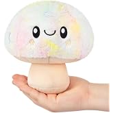 Squishable - Snacker Tie Dye Mushroom - Garden Collection - 6.5 in - Soft Toy Collectible Stuffed Animal - Beans
