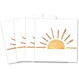 60pcs Boho Sun Birthday Party Paper Napkins First Trip inspired Around The Sun Birthday Decorations Boho Hippie Sunshine Boho Sun Baby Shower Party Supplies Decorations