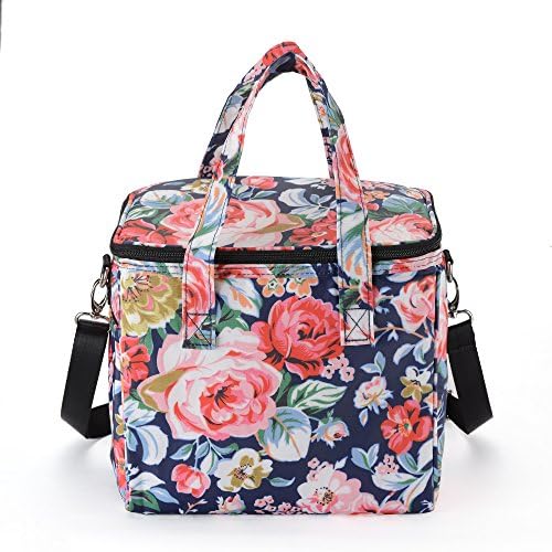 MELROSE Women Fashion Ultra Light Lunch Box Lunch Bag (Blush)