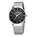 Affute Ultra Thin Dial Luxury Men's Watches Analog Display Quartz Mesh Band Wrist Watch(Black)