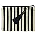 Canvas Zipper Pouch - Pencil Case, Make up Bag, Cell Phone Accessory Organizer, Travel Toiletry Organizing and Fashion Clutch