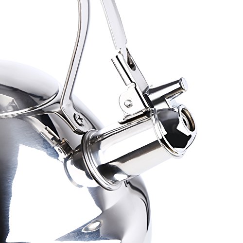 image for Hiware Good Whistling Tea Kettle for Stovetop with Layered Capsule Bot