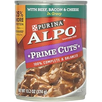 Alpo Prime Cuts In Gravy Canned Dog Food, Beef, Bacon