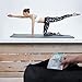 Muezna Non Slip Yoga Socks for Women, Anti-Skid Pilates, Barre, Bikram Fitness Socks with Grips, Size 5-10 (Gray)