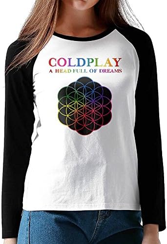 Fashion Designed Coldplay Logo Up&amp;up Long Sleeve Raglan Tee Shirt