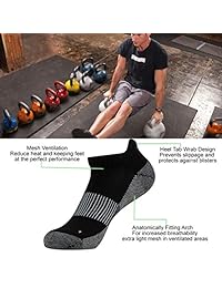 Calcetines de running Dsource para hombres, mujeres, tobillo, calcetines deportivos de cobre, 3 6 pares