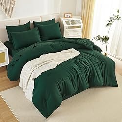 Litanika Full Size Comforter Sets Dark Emerald